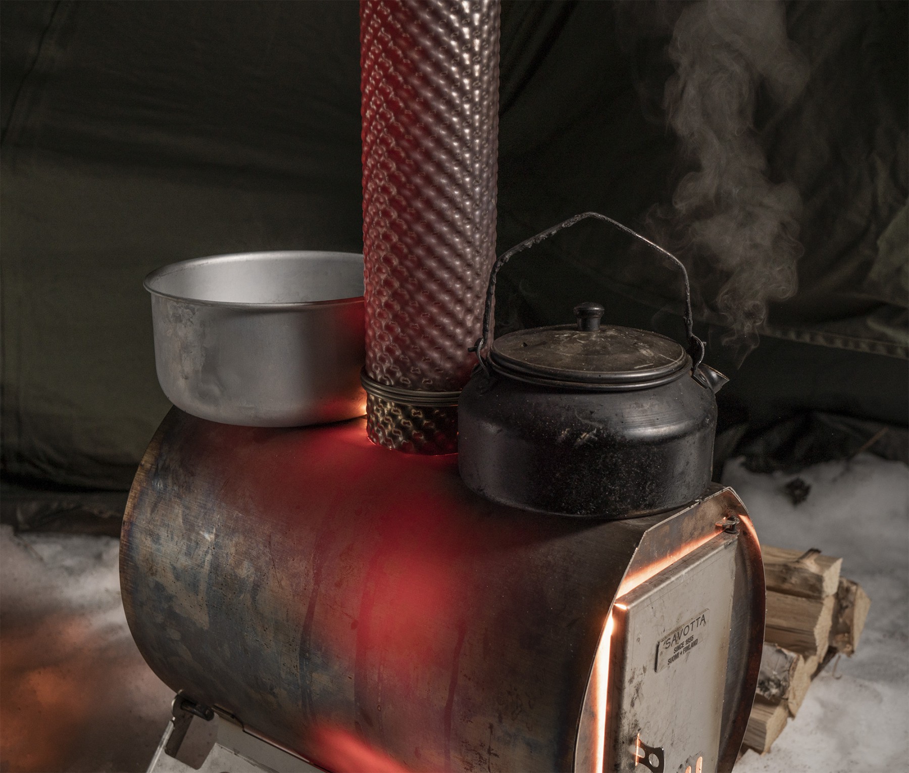 SALUTUYA-Anneau de cheminée - Tente tuyau de poêle cheminée