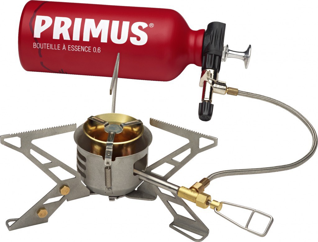 Omnifuel II Primus - Réchaud multi-combustibles : essence, essence C, gaz,  kérozène, gazole