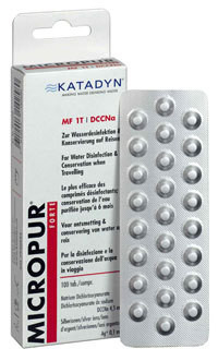 Katadyn Micropur MF 1T Forte : comprimés purificateurs