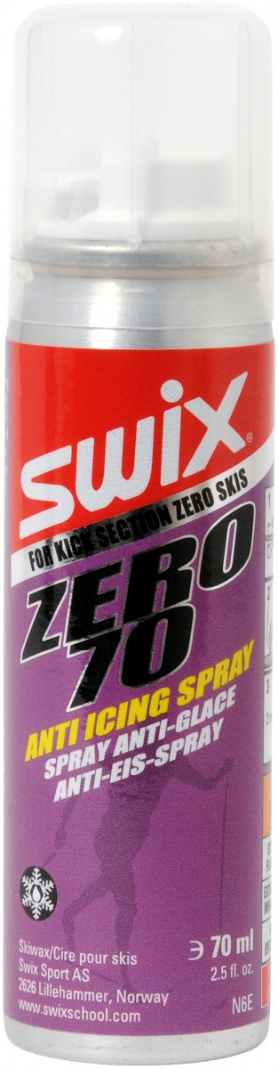Spray Anti-glace Zero 70 Swix - Minimise la formation de givre
