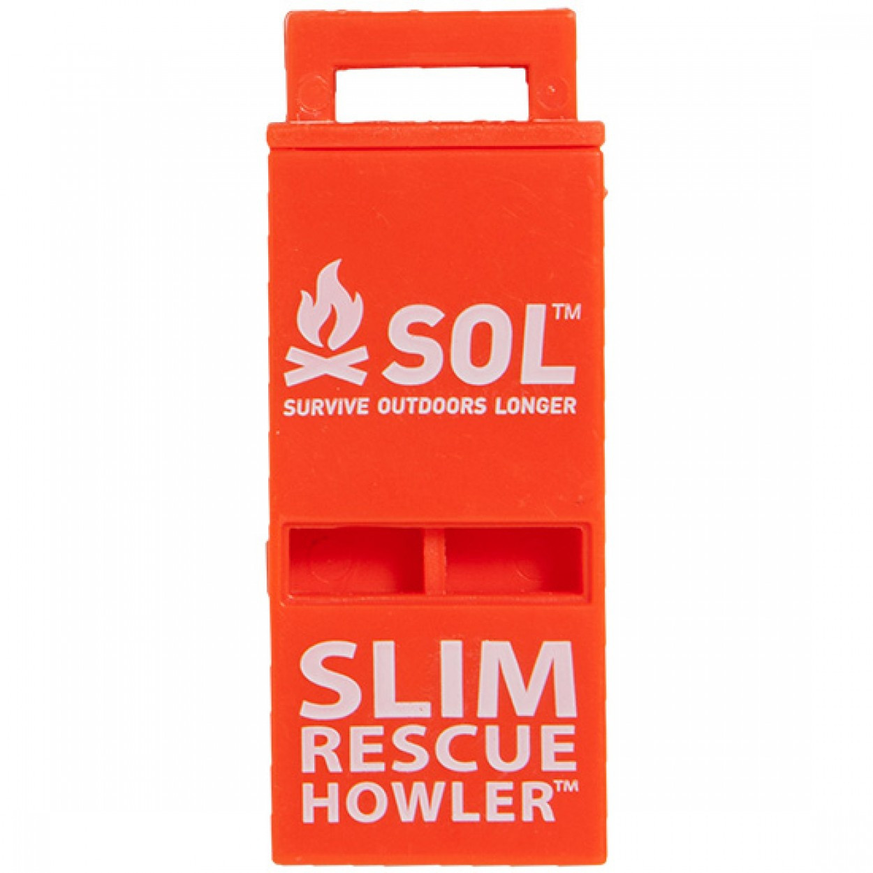 Sifflet de signal, de survie et d'urgence Sol Slim Rescue Howler