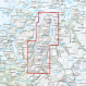 Carte de randonnée des Alpes de Lyngen en Norvège  - Echelle 1:50 000